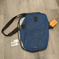 Clipper Bag, Zip, Shoulder Strap *gc, v.dirty & stains, older
