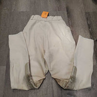 Hvy Breeches *fair, v.stained/discolored seat & legs, undone stitching, older, stains, mnr pills & snags, seam puckers
