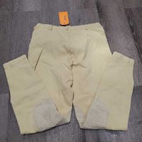 Cotton Breeches, Pull On *fair, older, stains, v.pilly & stretched knees
