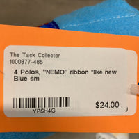 4 Polos, "NEMO" ribbon *like new