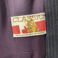 Wool Show Jacket *gc, lining tears, faded, puckered/crinkled lining