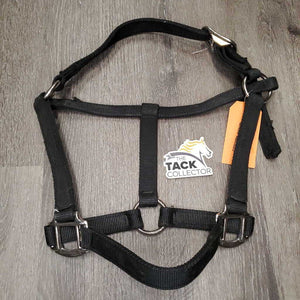 Thick Nylon Halter *gc, faded, clean, rubs/frays, frayed holes