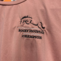 SS T Shirt "RMSJ Champ" *vgc, v.mnr dirt/stain?, puckered/shrunk? embroidery