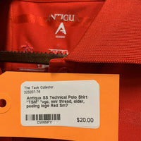 SS Technical Polo Shirt "TSM" *vgc, mnr thread, older, peeling logo
