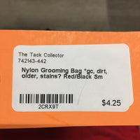 Nylon Grooming Bag *gc, dirt, older, stains?
