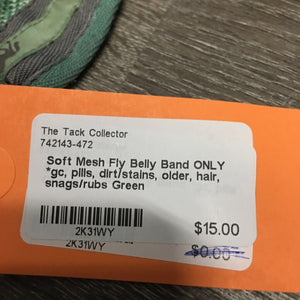 Soft Mesh Fly Belly Band ONLY *gc, pills, dirt/stains, older, hair, snags/rubs