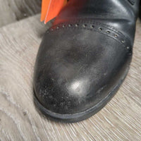 Pr Field Boots, zips *vgc, mnr scuffs, scratches & dirt, stiff snaps, older
