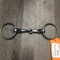 Thick Curved Hollow Mouth Loose Ring Snaffle *vgc, clean, scratches
