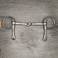 Thick Half Cheek Snaffle *gc, sticker, chipped - rust spots, stains, scuffs, rubs
