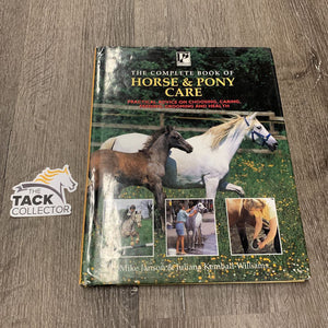 "The Complete Book of Horse & Pony Care" Mike Janson & Juliana Kemball-Williams *dents, rubs, scratches, bent edges