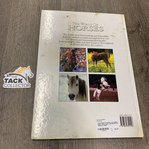 "The World of Horses" by Angela Rixon *dirty, stains, discolored, fair, yellowed edges