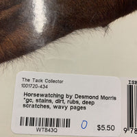Horsewatching by Desmond Morris *gc, stains, dirt, rubs, deep scratches, wavy pages
