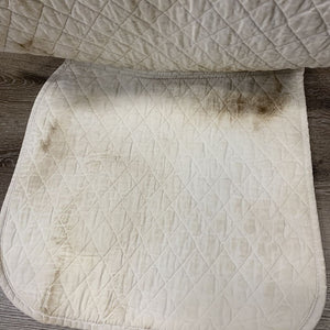 Quilt Dressage Saddle Pad x1 piping *gc,dirty, stains, seam threads