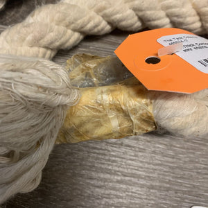 v.Thick Cotton Rope *vgc, clean, mnr stains, tape