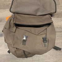 Cordura Pack Saddle Trail Bags, Side Bags & Cantle Roll *gc, dirty, faded, stains, older