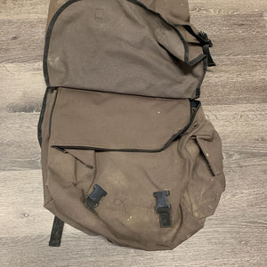 Cordura Pack Saddle Trail Bags, Side Bags & Cantle Roll *gc, dirty, faded, stains, older