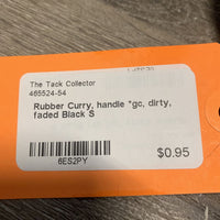Rubber Curry, handle *gc, dirty, faded

