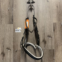Rsd Padded Monocrown Bridle, bling *N0 throatlatch, loose & missing bling, mnr dirt, scuffs, stains, stiff
