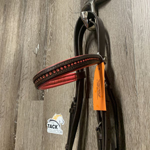 Rsd Padded Bridle, bling *NO Flash, NO Reins, gc, scuffs, rubs, dirt, stains, stiff, creases