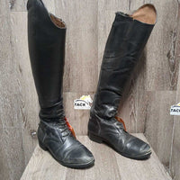 Rear Zip Field Boot *gc, dirt, torn zip heal leather, creased, scratched heels toes, fallen heel, worn laces
