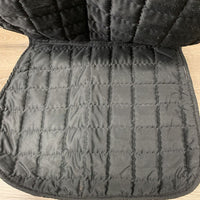 Quilted Jumper Pad *gc, hair, v. pilly, shrunk, piping rubs
