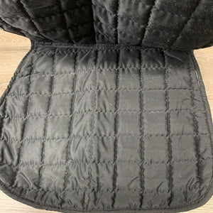 Quilted Jumper Pad *gc, hair, v. pilly, shrunk, piping rubs
