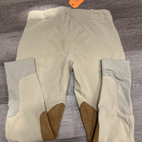 Euroseat Breeches *gc, seam & waist puckers, dingy?, pulled seat seams
