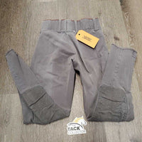 Breeches, Side Zip *fair, older, faded, v. pilly, stretched knees, hairy velcro, stains
