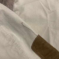Breeches, Side Zip *gc, older, sm stains, puckers, threads, fluffy velcro, undone stitching

