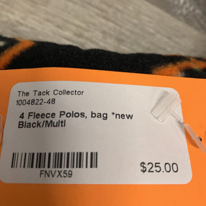 4 Fleece Polos, bag *new