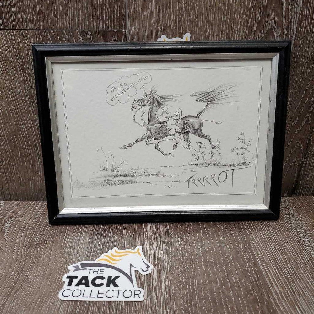 Pencil Drawing, frame *gc, dirt, scuffs, scratches, dings