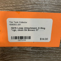 Girth Loop Attachment, D Ring *vgc, clean
