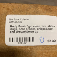 Body Brush *gc, clean, mnr stains, dings, bent bristles, chipped/split end