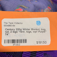 220g Winter Blanket, bag, tail, 2 legs *new, tags, wpf
