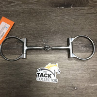 Pinchless Stainless Western Offset Copper Inlay D Ring Snaffle Bit *vgc, clean, mnr scuffs
