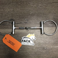 Pinchless Stainless Western Offset Copper Inlay D Ring Snaffle Bit *vgc, clean, mnr scuffs