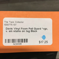 Vinyl Foam Poll Guard *vgc, v. sm stains on tag