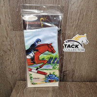 Large Microfiber Pouch, "Jumping Horse" *new, sealed
