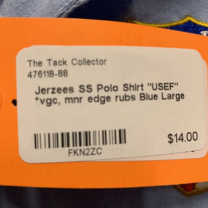 SS Polo Shirt "USEF" *vgc, mnr edge rubs