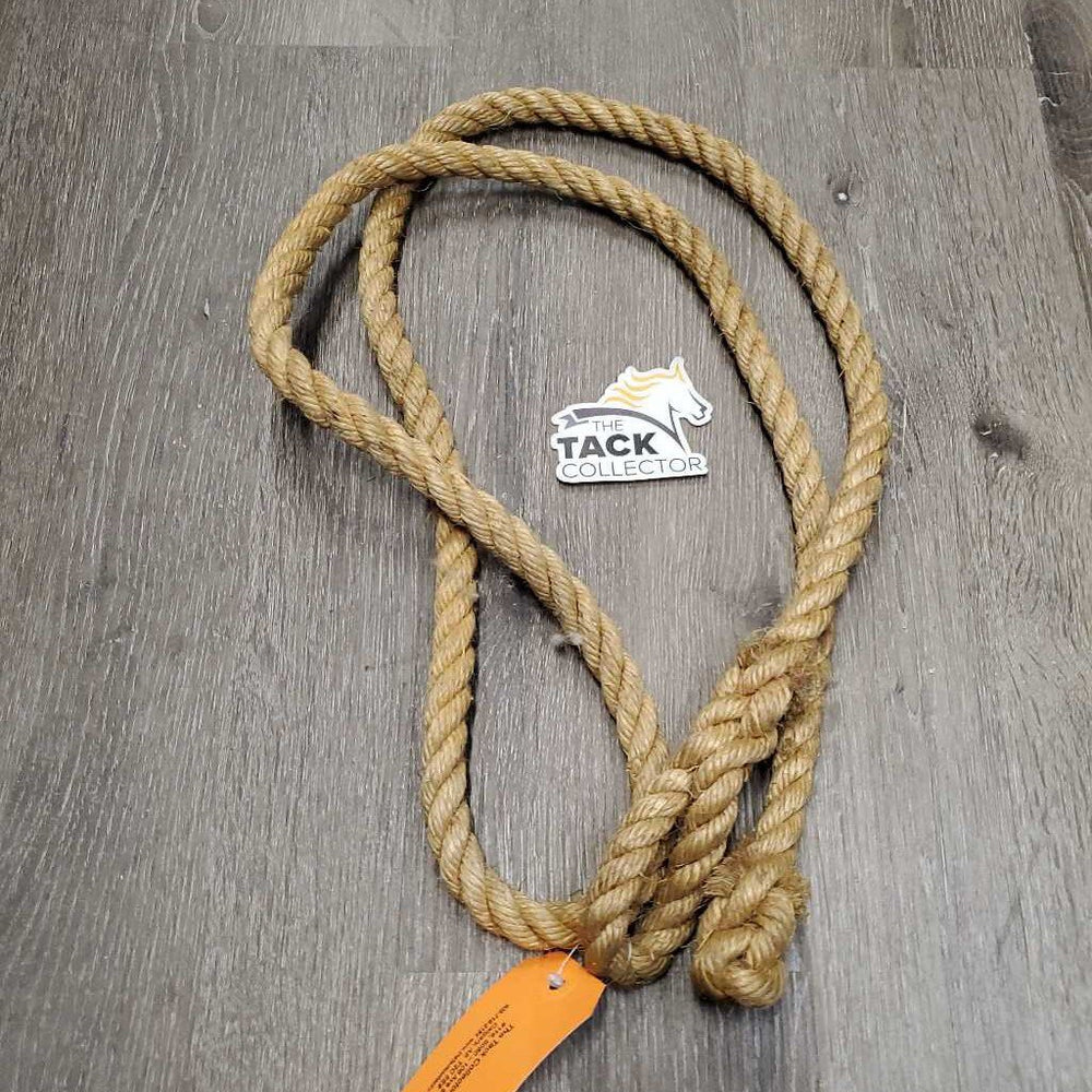 Thick Short Straw Rope. Loop End *gc, mnr dirt, stains, rubs, older