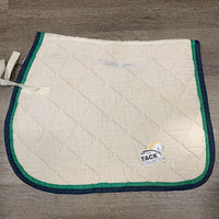 Quilt Jumper Saddle Pad *gc, older, dingy, puckered, stained, threads