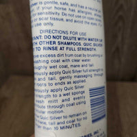 Quick Silver Shampoo *1/4 full, gc, mnr dirt, residue, squished, older
