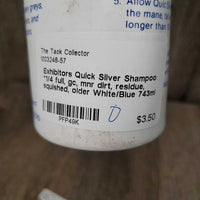 Quick Silver Shampoo *1/4 full, gc, mnr dirt, residue, squished, older
