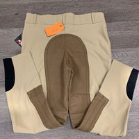 Low Rise Ribbed Full Seat Breeches *new, tags