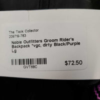 Groom Rider's Backpack *vgc, dirty
