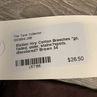 Hvy Cotton Breeches *gc, faded, older, stains?spots, discolored?