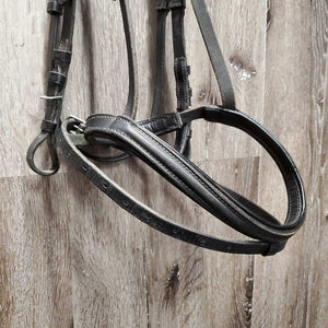 & BR Monocrown Bridle, Flash, Bling, Patent Piping, Buckles *vgc, mnr dirt, repaired cheeks, mismatched, scraped edges