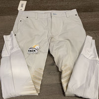 MENS Euroseat Breeches *gc, v.stained, pills, dingy, peeled grips, seam puckers
