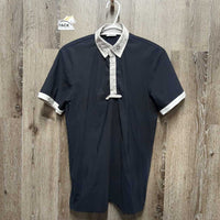 MENS SS Show Shirt *gc, dingy/discolored, seam puckers