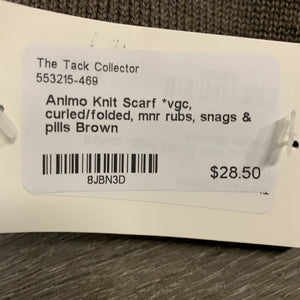 Knit Scarf *vgc, curled/folded, mnr rubs, snags & pills